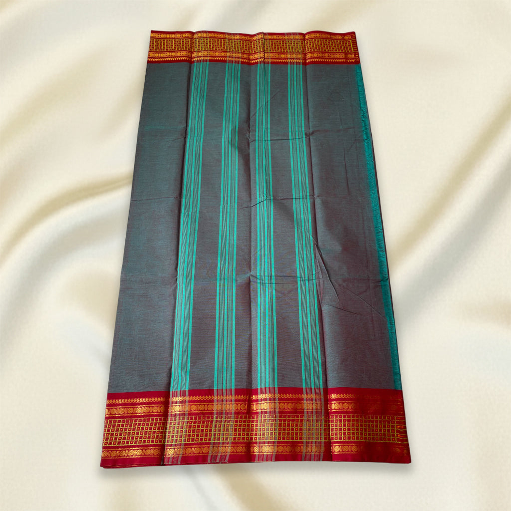 Grey Kanchi Cotton Saree