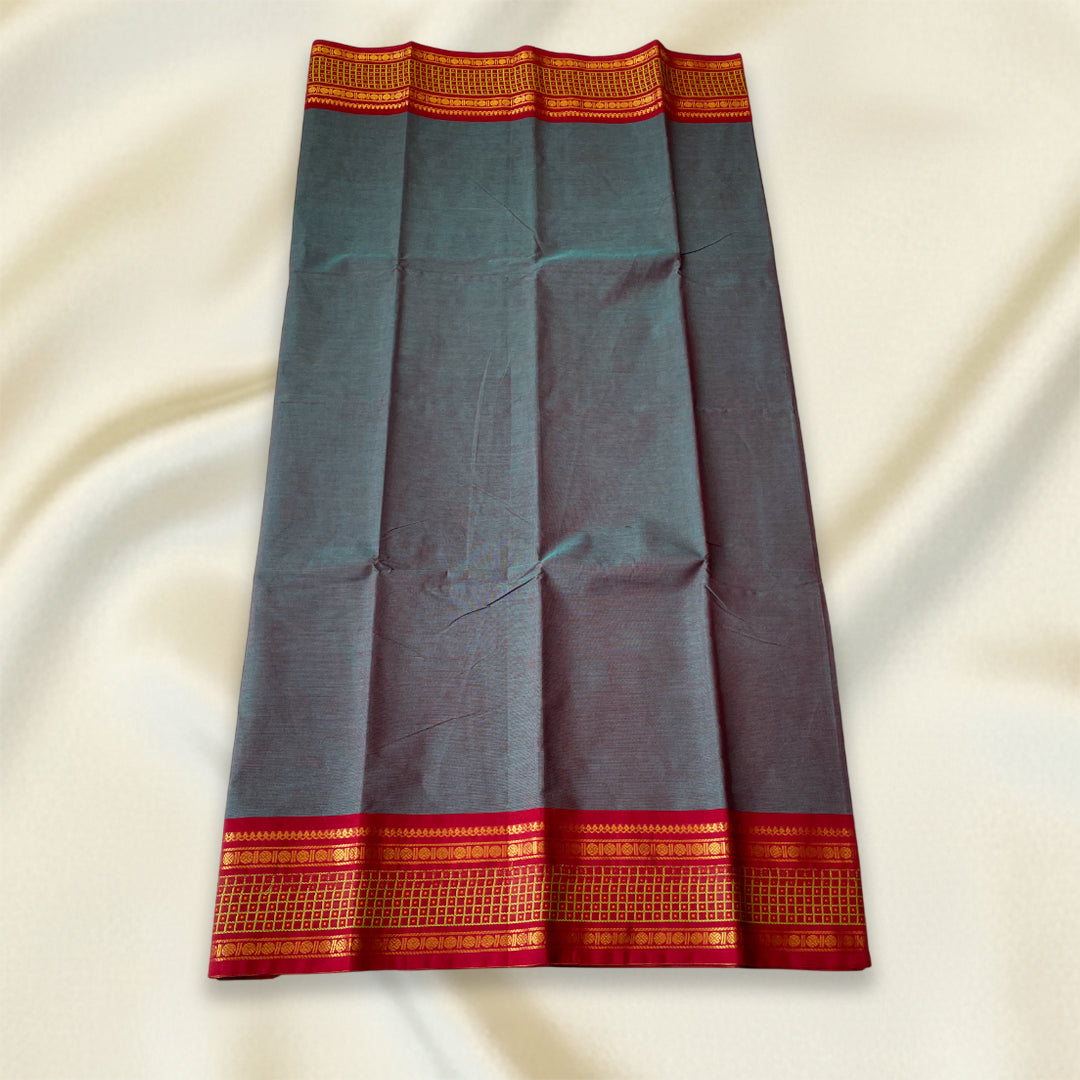 Grey Kanchi Cotton Saree