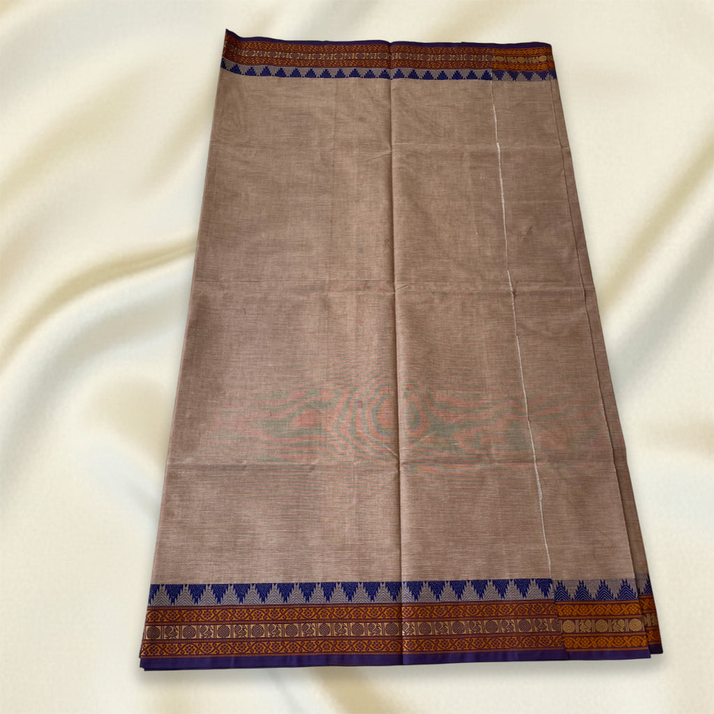 Beige Kanchi Cotton Saree