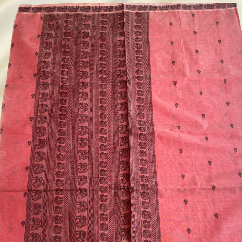 Pink Premium Pure Cotton Saree
