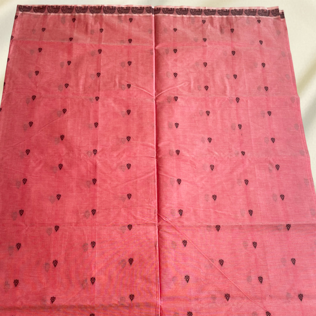 Pink Premium Pure Cotton Saree