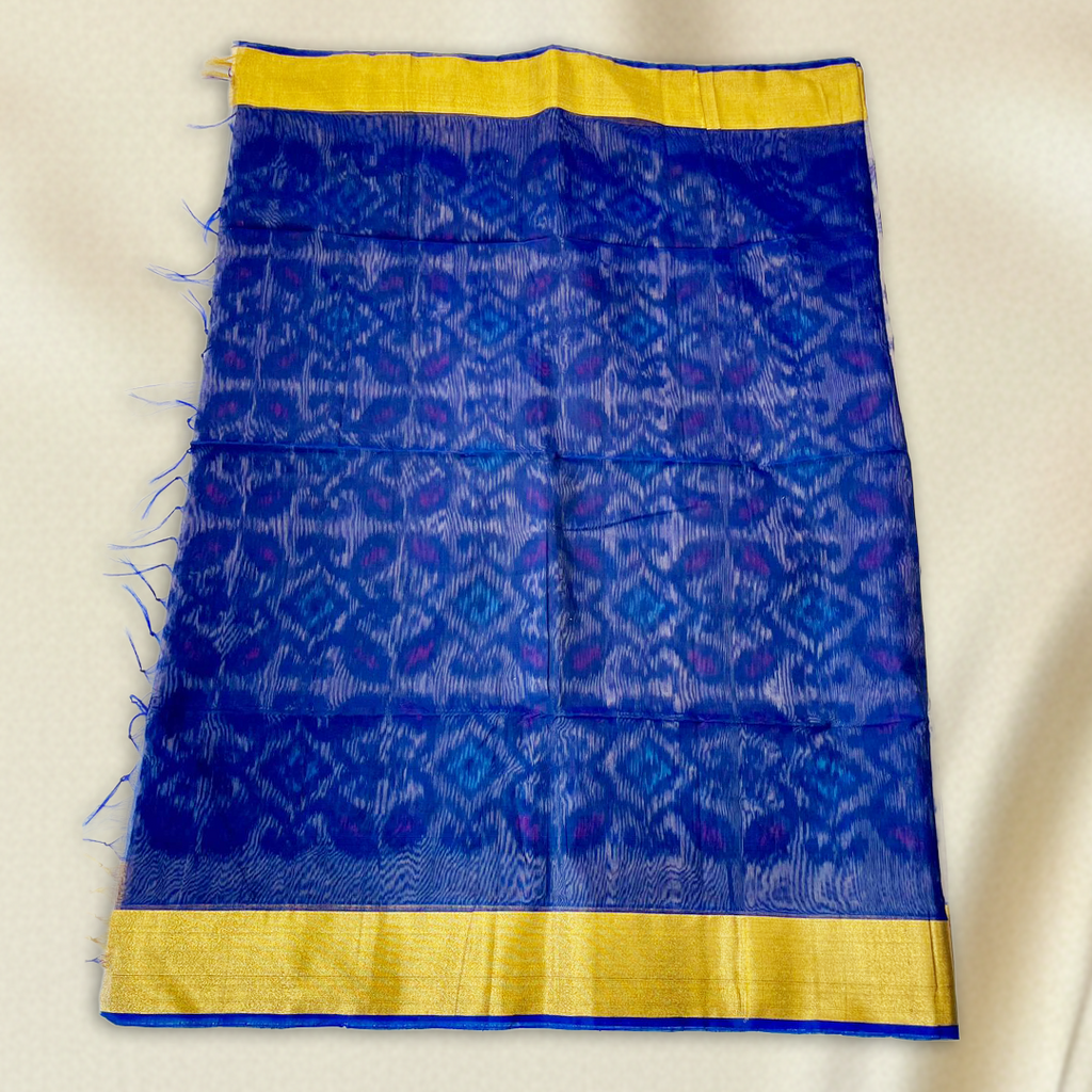 Purple Pochampally Handloom  Saree